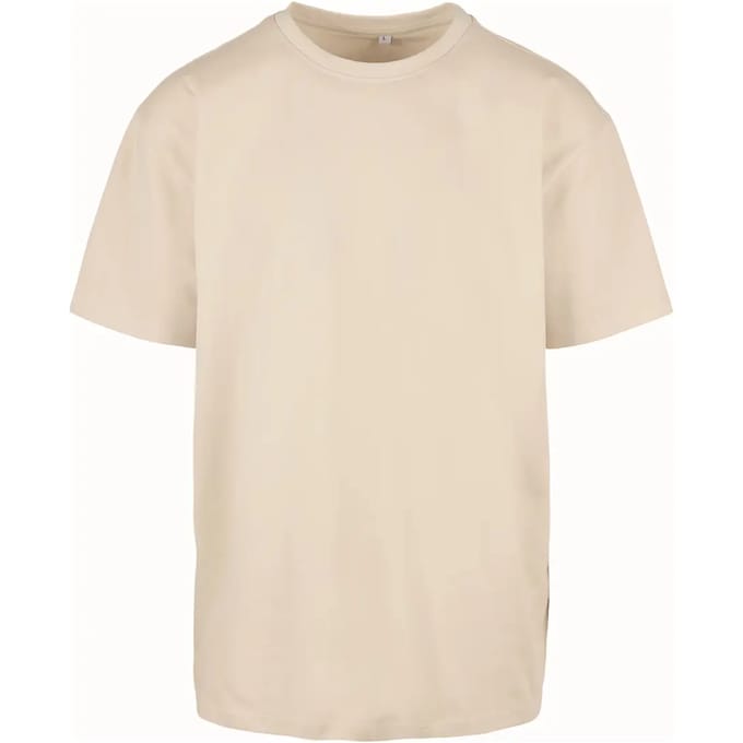 Build Your Brand - Heavy Oversized T-Shirt - Sand maat M