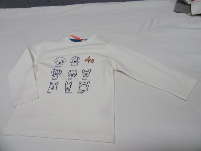 noukie's , jongens , t-shirt lange mouw , gebroken wit , 2 jaar 92