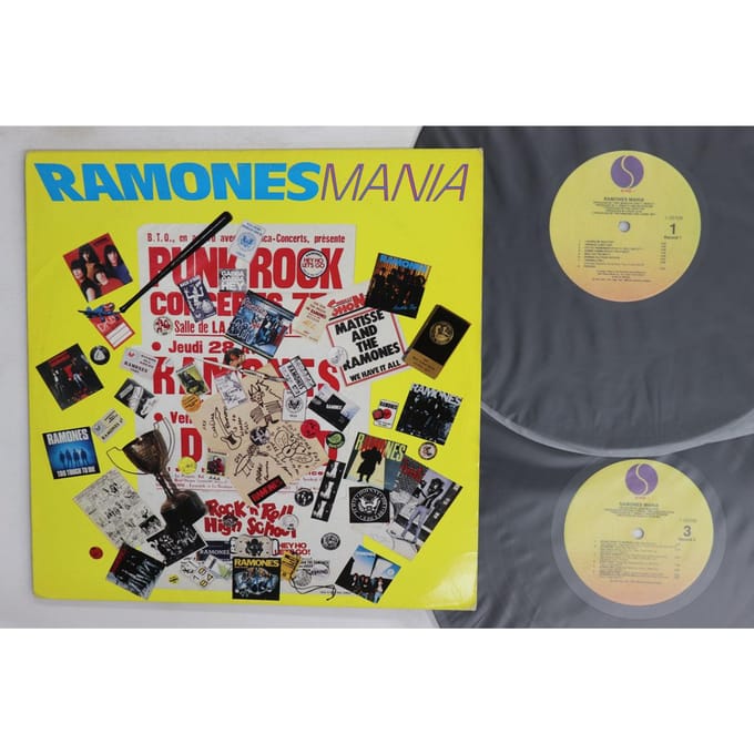 LP Plaat RAMONES Ramones Mania 125709 SIRE 1988 VS Rock Gebruikt