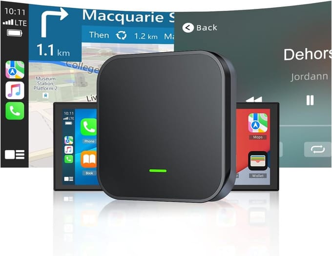 Draadloze Adapter voor CarPlay en Android Auto: Snelle Conversie