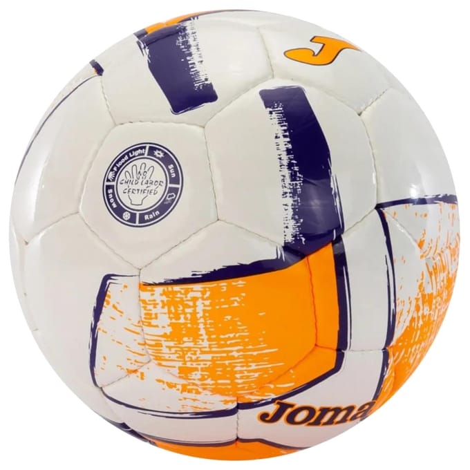 Joma Dali II Ball 400649-214, Unisex, Wit, Bal naar voetbal, maat: 4