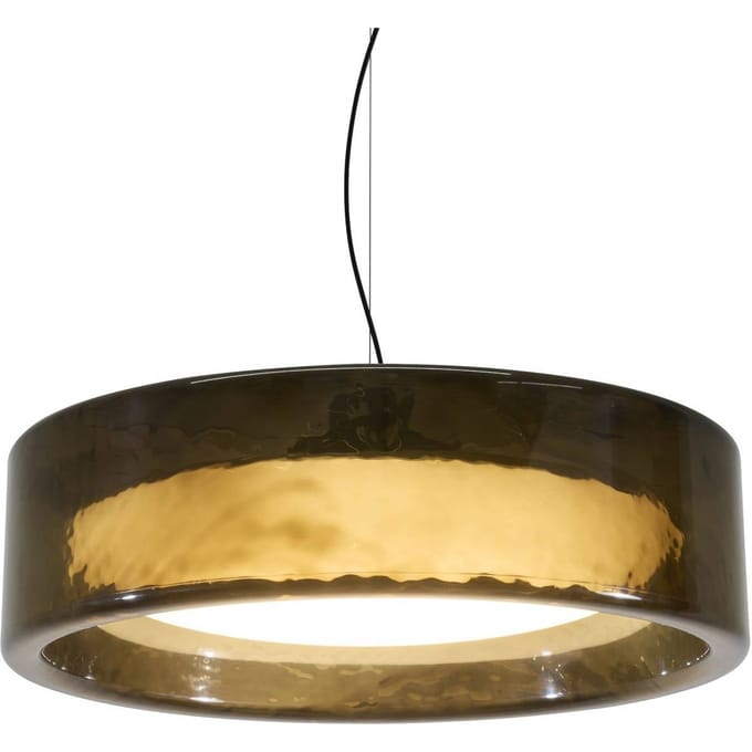 MARSET LED hanglamp Ringo, Ø 90 cm, donker rookgrijs