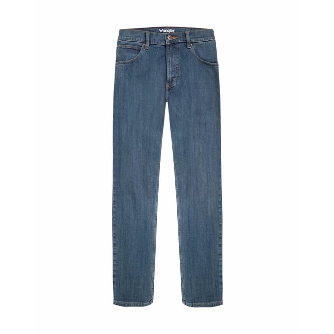 WRANGLER STRAIGHT DARKSTONE REGULAR JEANS-HEREN