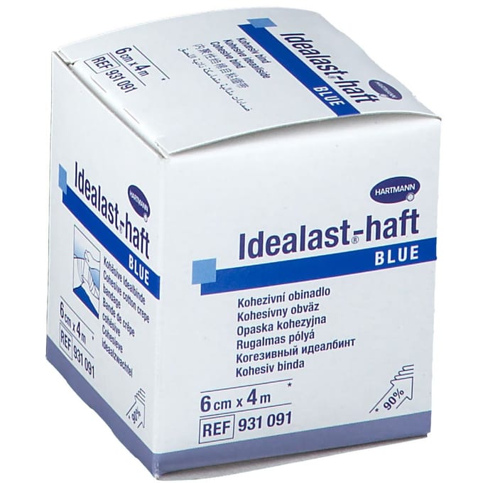 Hartmann Idealast-haft Blauw 6cm x 4m 931091 1 Verband