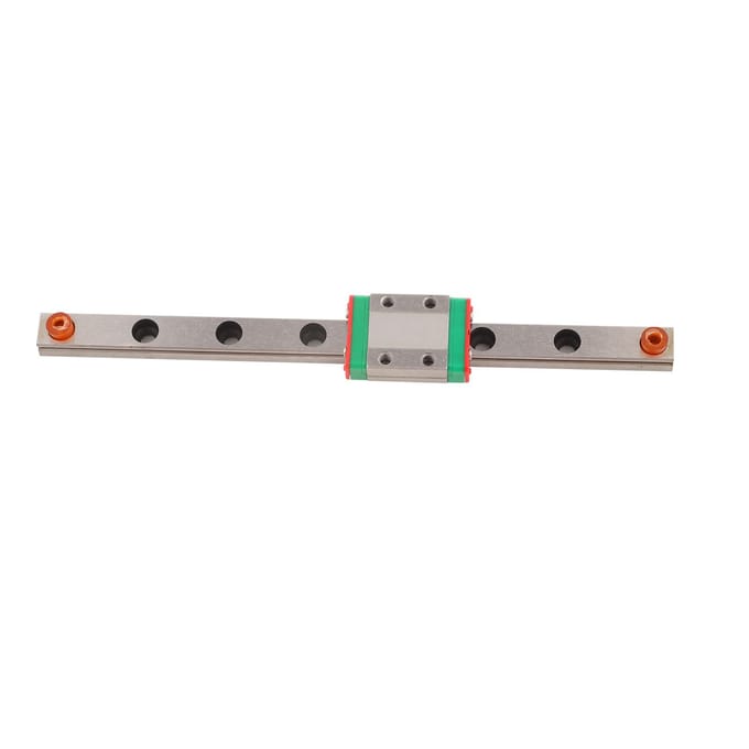 1 rail de guidage linéaire miniature LML9B, bloc coulissant de 9 mm de largeur (150mm)