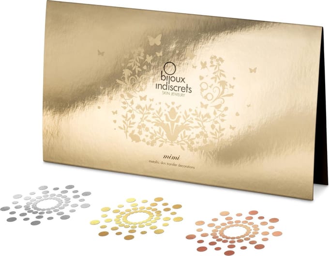 Bijoux Indiscrets Mimi Tijdelijke Tattoo 3 Sets - Goud - Zilver - Brons