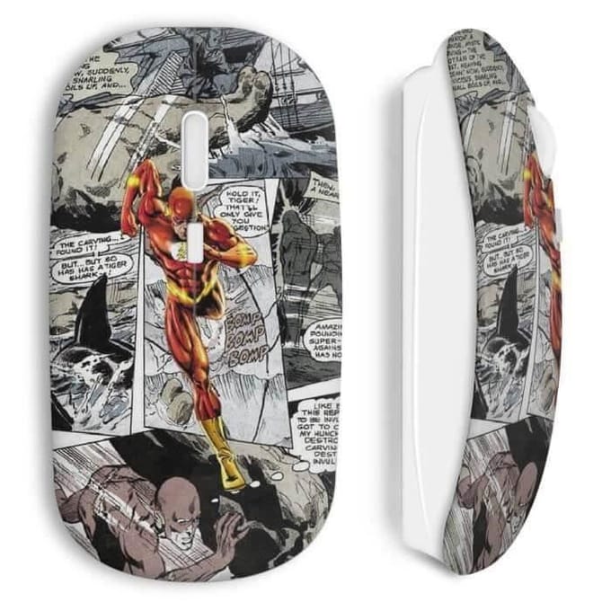 Souris sans fil flash comics