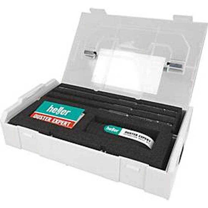 heller 1818 Duster Expert Extractie Boorset 3-Delig Zwart/Grijs