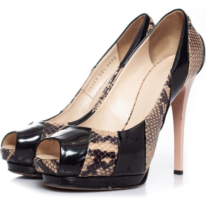 Giuseppe Zanotti peeptoe platform pumps