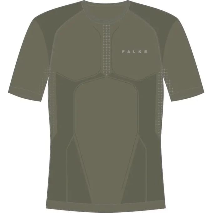 FALKE Warm Shortsleeved Shirt sneldrogend functioneel functioneel shirt met korte mouwen heren groen - maat M