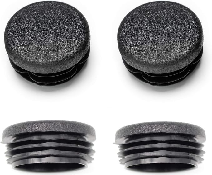 Ronde Buisstoppen Ø 45 mm - 21 Stuks Kunststof Einddoppen