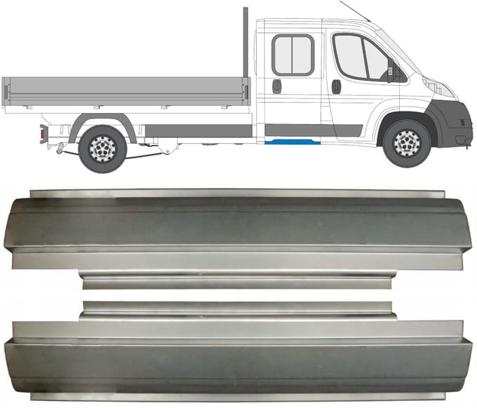 Reparatie dorpel voor Citroen Jumper 2006-2025 / Links + Rechts / Set