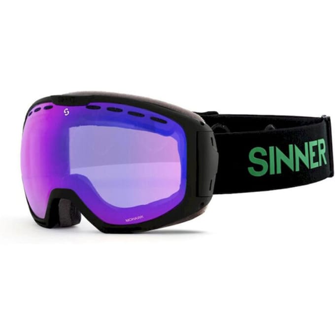 SINNER - mohawk - Skibril - Zwart