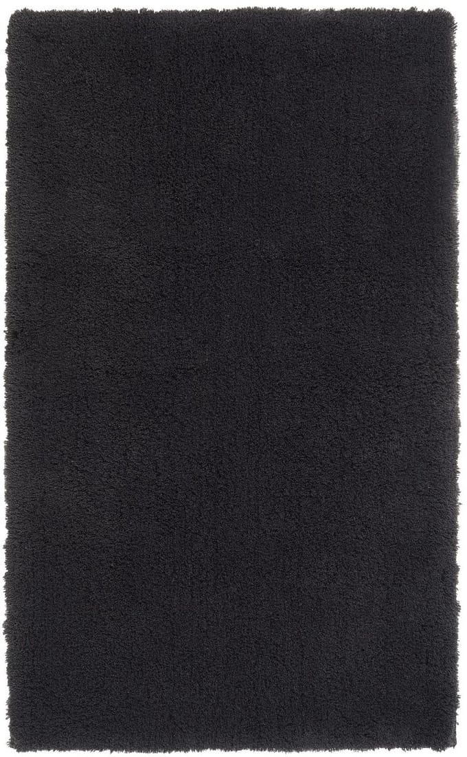 Atlas Badmat Caviar | 60 x 60 cm | Donkergrijs | Polyester