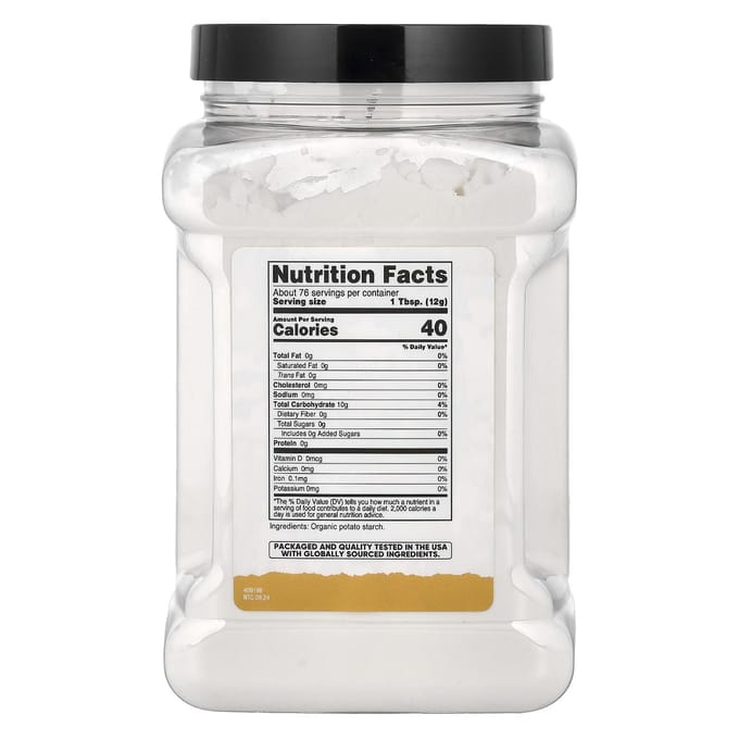 Garde-manger, Fécule de pomme de terre biologique, 32,4 oz (907 g)