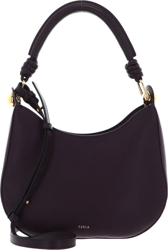 FURLA Leren Schoudertas Sfera Hobo Chianti Mauve