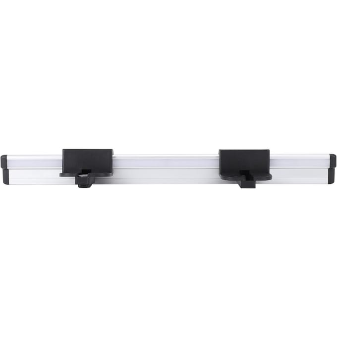 Rail de Table RV 20 pouces Alliage d'Aluminium Anodisé Support Solide Rail de Guidage de Table pour Véhicule de Camping black
