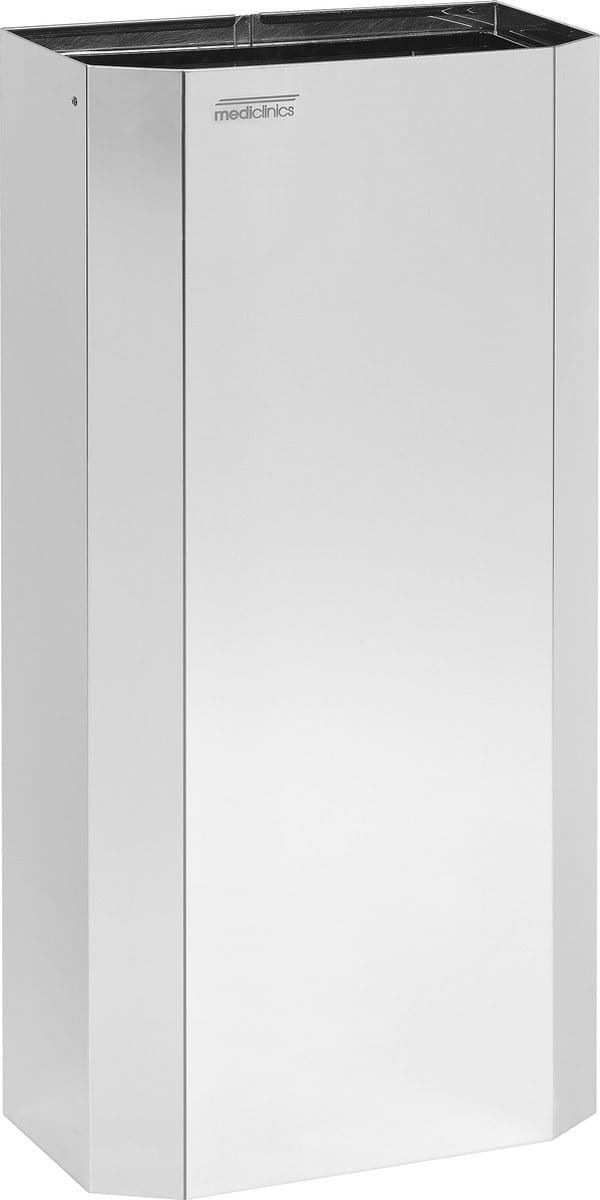 Afvalbak open 40 liter hoogglans
