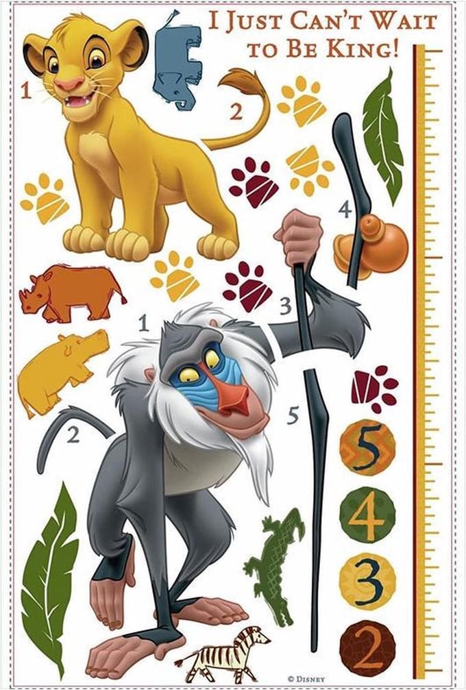 RoomMates Disney The Lion King - Muurstickers - Multi
