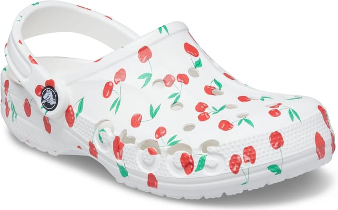 Crocs Baya Seasonal Printed Clog White Cherry Maat 43/33 M10/W12