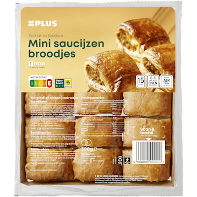 Mini saucijzenbroodjes
