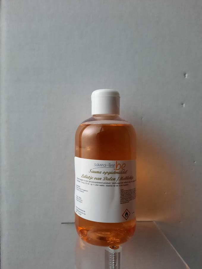 sauna opgietmiddel 250 ml lelietje van dalen-sauna geuren- sauna opgiet
