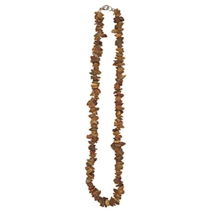 Agaat geel splitketting (gekleurd)