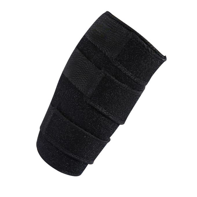 Kuitcompressiebrace Scheenspalk Sleeve Ondersteuning Onderbeenwikkel black