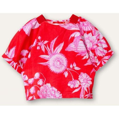 Oilily Besty Blouse- maat116/6yr Rood