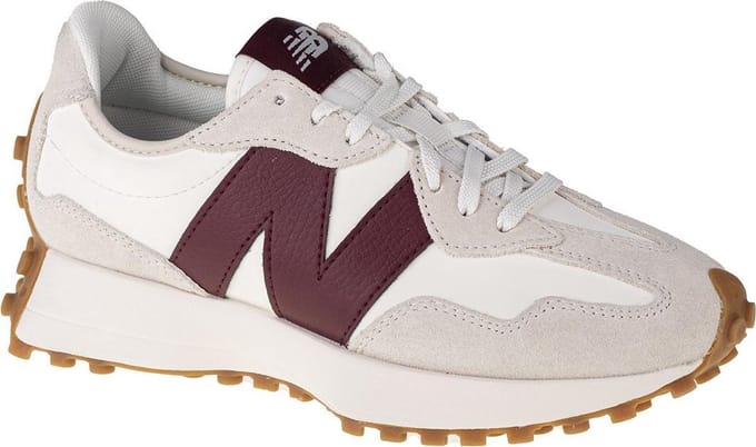 New Balance 327 Wit Donkerrood Dames Sneakers Lichtgrijs WS327KA 38 white