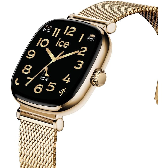 Ice Watch Ce Smart Sq 2.0 - Gold Unisex Horloge Goudkleurig 025234