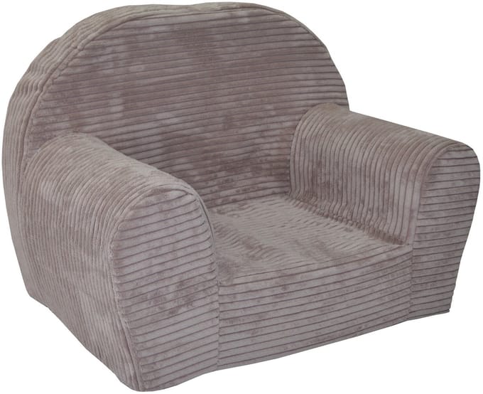 Kinderfauteuil - LINCOL - roze - corduroy - comfortabel en wasbaar