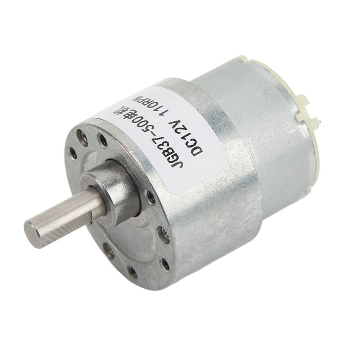 Kruismotor DC 12V 110RPM Snelheidsreductie Zelfvergrendelende Turbine Wormwielmotor voor Machine