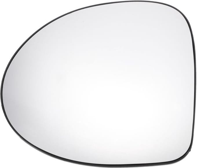 Allecto - Auto Buitenspiegel Links - Vervangingsglas - Wit - Convex