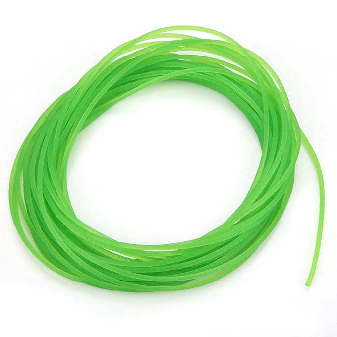 Courroie ronde en polyuréthane PU à surface rugueuse verte pour transmission(12 mm x 3 m)