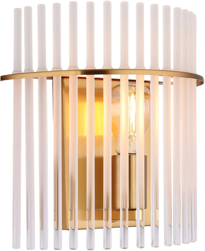 Wandlamp - goud - GORLEY - glas - E27 - 15698WM - Globo
