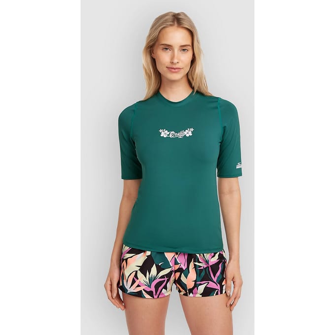 O'Neill Skins S/Slv Lycra groen