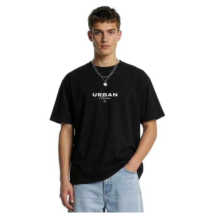 Urban Classics - Mastering Basics Loose Heren Tshirt - M - Zwart
