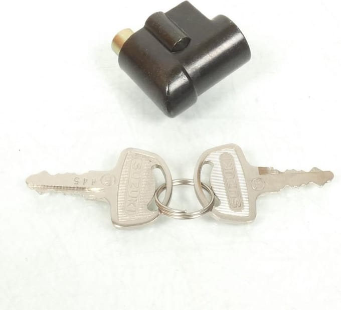 Serrure Bloque direction pour moto Suzuki AP 100 1994 51910-25311 Neuf