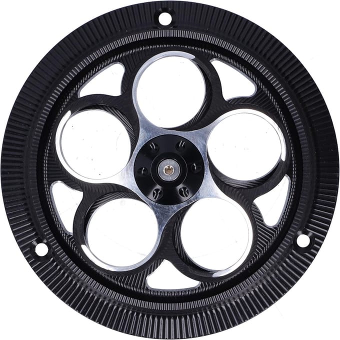 Motorfiets Motor Ventilator Deksel Roterende Koeling Geschikt voor Piaggio VESPA Spring Sprint 150 black