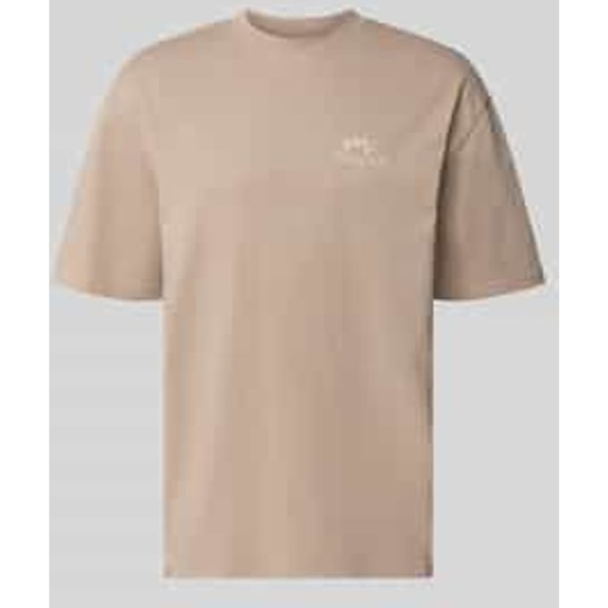 Oversized t-shirt met print op de achterkant en ronde hals
