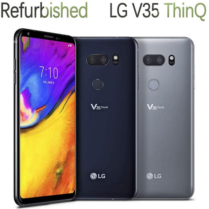 Téléphone Mobile LG V35 Original Reconditionné 6.0  6 Go RAM 64 Go ROM Avec 1 SIM V350EM Simple Set noir