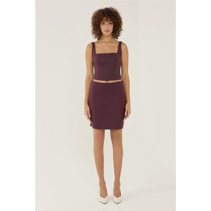 Gestreepte Mini Rok