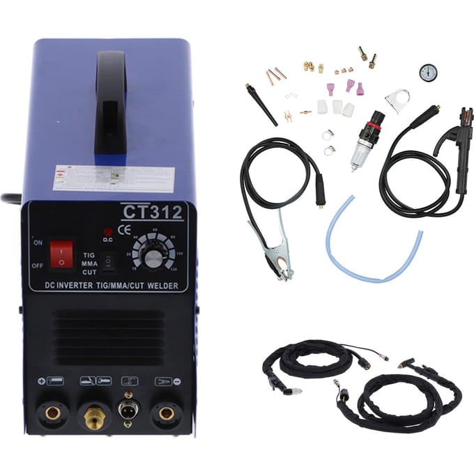Machine de Coupe Plasma DC Inverter Soudeuse Tig Stick MMA Soudage Machine de Coupe 3 en 1 Prise US CT312 110 220V