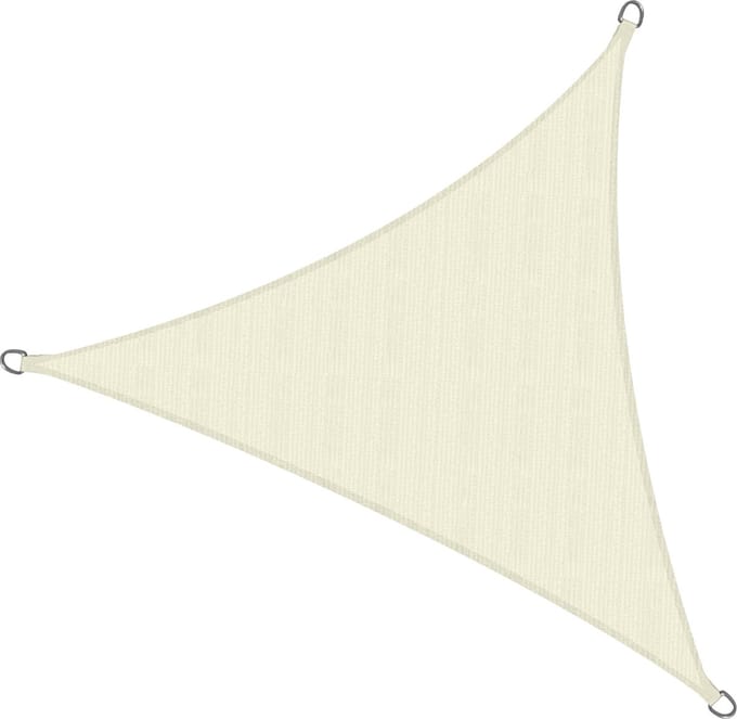 Sol Royal SolVision HS9 Schaduwdoek Driehoek 3x3x3m Creme Waterafstotend UV Bescherming