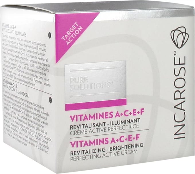 Incarose Pure Solutions Vitaminen A C E F Perfecting Actieve Crème 50 ml
