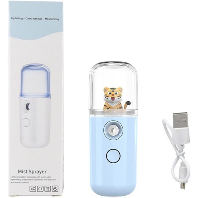Draagbare Kleine Pillenspraymeter Hydraterende Schoonheid Hydraterend Hydraterende Meter Gezichts Schoonheid Luchtbevochtiger 10000-10W starting white