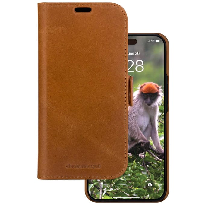 Dbramante1928 - Lynge Magnetic Wallet geschikt voor iPhone 15 Pro - bruin