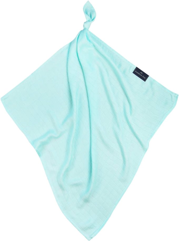 Texpol Bamboo Line - Bamboe Babydoekje - Aqua - 30x30 cm