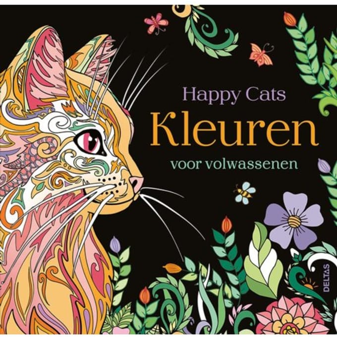 Happy Cats - Kleuren Voor Volwassenen - ZNU